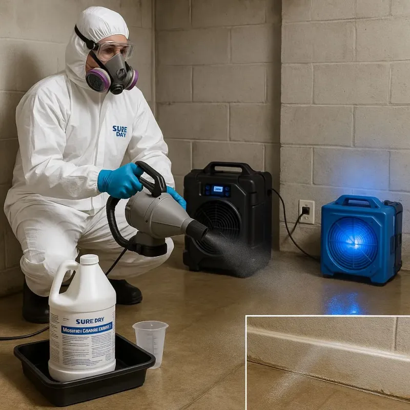 Sanitization and Odor Removal process in Willow Oak, FL